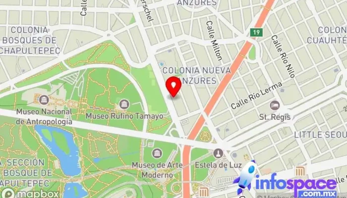 mapa de Lean Business Group Asesor, Empresa de software en Miguel Hidalgo, Ciudad de México