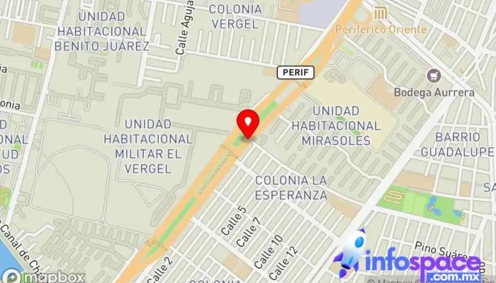 mapa de Lerdo de Tejada Bus stop en Ciudad de México