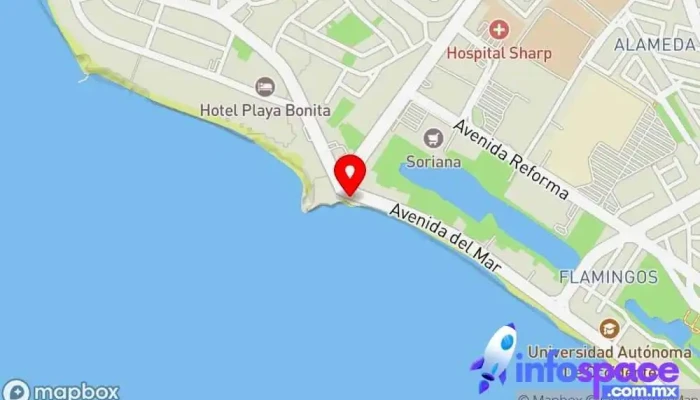 mapa de Letras de Mazatlán Atracción turística en Mazatlán