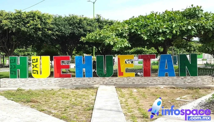 Letras Huehuetan Principal - Huehuetán Estación Ffcc