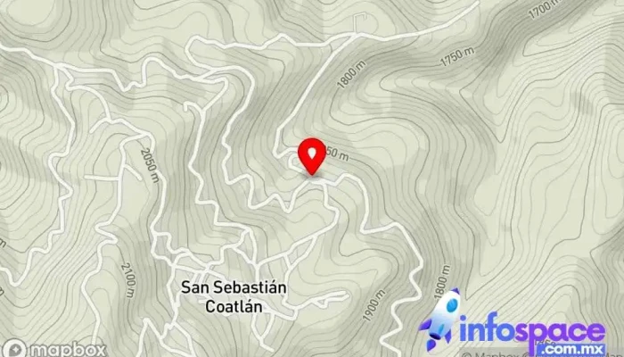 mapa de LETRERO Oficina de atención al ciudadano en San Sebastián Coatlán