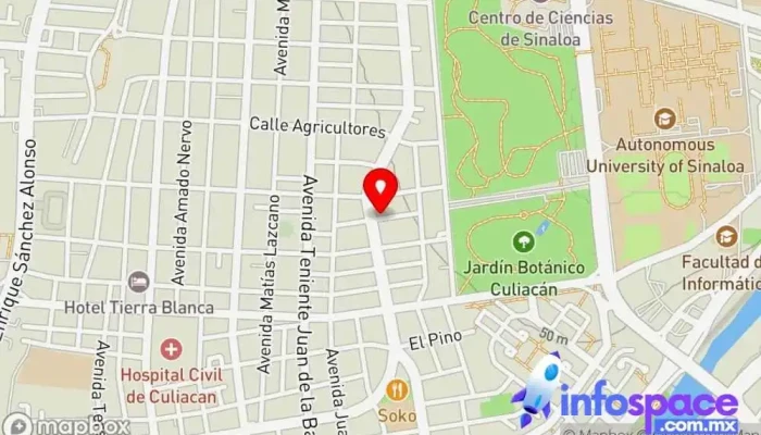 mapa de Leyva Consultores Comercio en Culiacán Rosales
