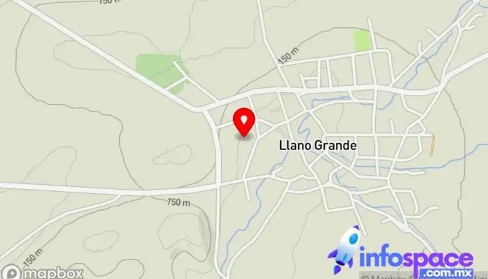mapa de Llano Grande  en Llano Grande