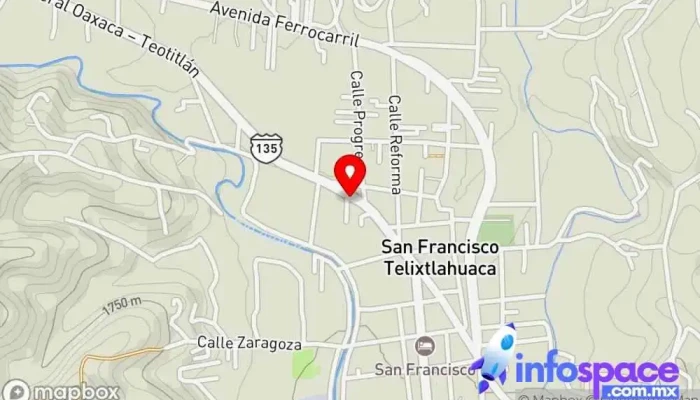 mapa de Lmb Soluciones En Tablaroca Empresa de construcción, Reformas en San Francisco Telixtlahuaca