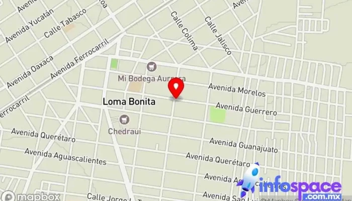 mapa de lnutri Nutricionista en Loma Bonita