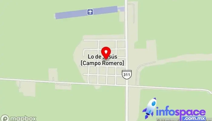 mapa de LO DE JESUS CAMPO ROMERO SINALOA Sociedad de viviendas en Campo Romero Lo de Jesús