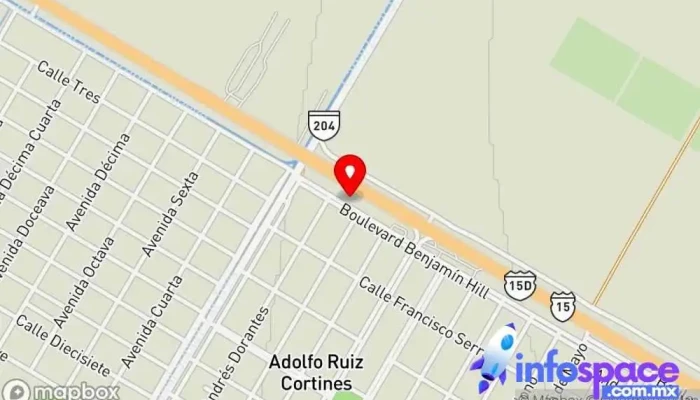 mapa de LOF Ruiz Cortines Proveedor de semillas en Adolfo Ruiz Cortines