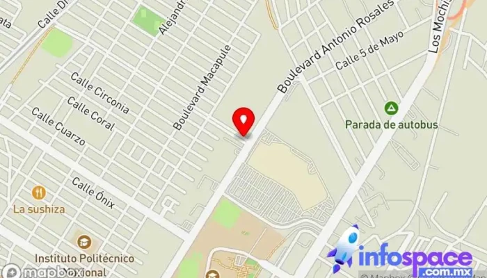 mapa de Los Mochis Bus stop en Los Mochis
