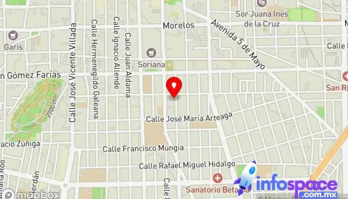 mapa de LPG Consultores Consultora informática en Toluca de Lerdo