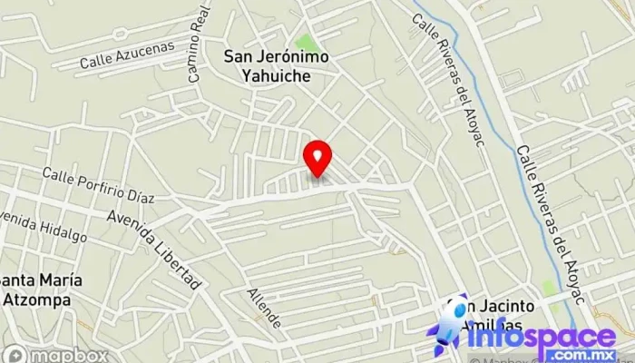 mapa de Lugar  en San Jerónimo Yahuiche