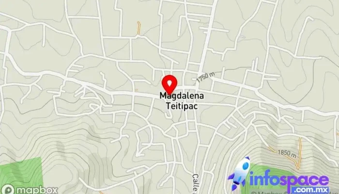 mapa de Magdalena Teitipac  en Magdalena Teitipac