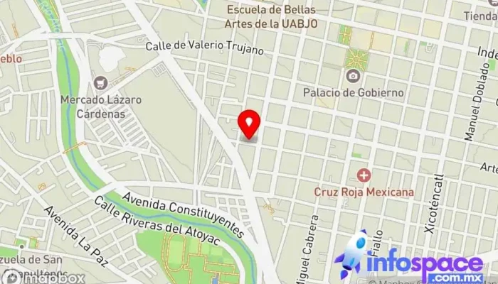 mapa de Making TI Servicio de reparación de ordenadores, Tienda de accesorios informáticos, Tienda de reparación de teléfonos móviles en Oaxaca de Juárez