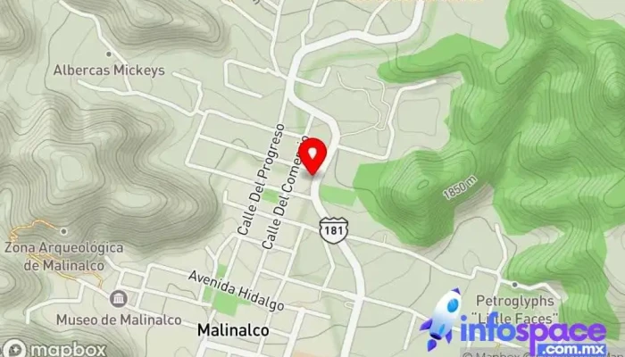 mapa de Malinalco.Net Oficinas de empresa en Malinalco