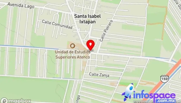 mapa de Mamut Santa Isabel Ixtapan  en Santa Isabel Ixtapan