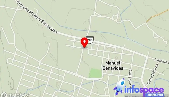 mapa de Manuel Benavides  en Chihuahua