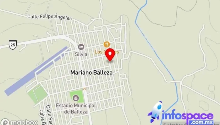 mapa de Mariano Balleza  en Mariano Balleza