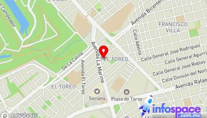 mapa de MazTI Soporte y servicios informáticos, Servicio de informática, Servicio de reparación de impresoras en Mazatlán