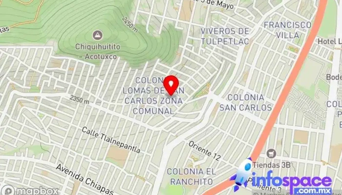 mapa de Melchor Ocampo Bus stop en Ecatepec de Morelos