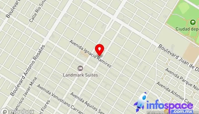 mapa de Mendoza Consultores Asesor fiscal, Contable en Los Mochis