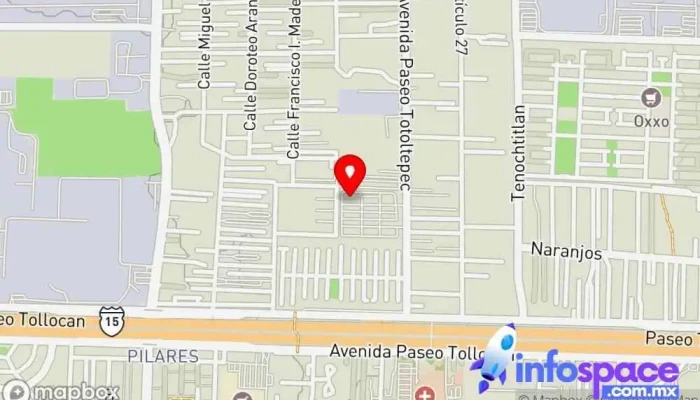 mapa de Mercado la pulga Mercado en Santa María Totoltepec