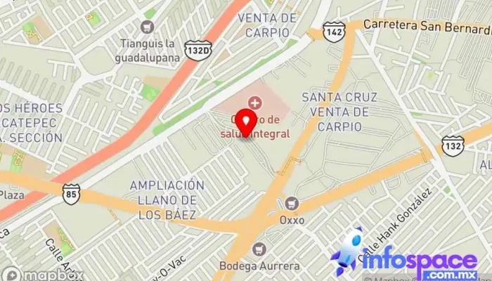 mapa de Mexibús Central de Abastos Bus stop en Ecatepec de Morelos
