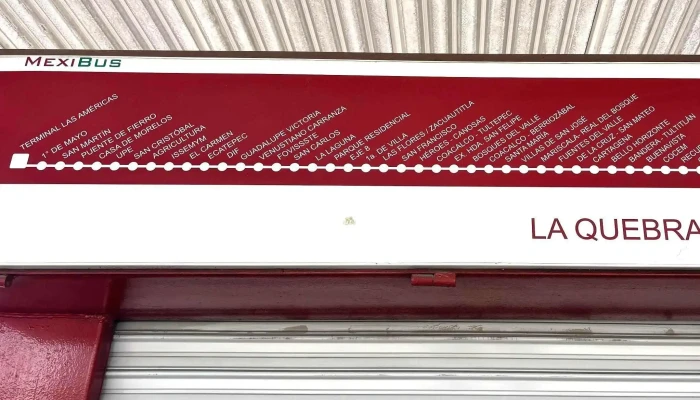 Mexibus L2 La Quebrada -  Direccion - Cuautitlán Izcalli