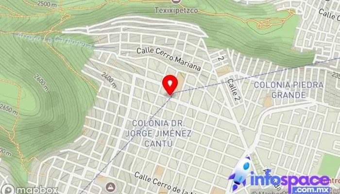 mapa de Mexicable línea 2 Estación 5 “Dr Jorge Jiménez Cantú” Servicio de transporte en Tlalnepantla