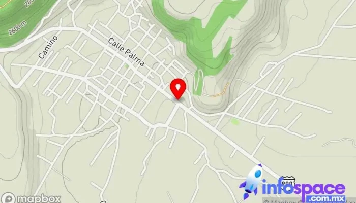 mapa de (México - Cuautla) - Juchitepec - Tepetlixpa y Cda. Palma Bus stop en San Matías Cuijingo