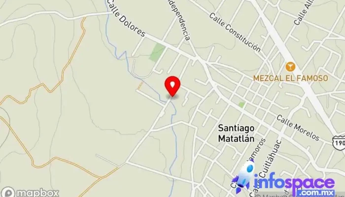 mapa de Mezcal CASTO Bar en Santiago Matatlán