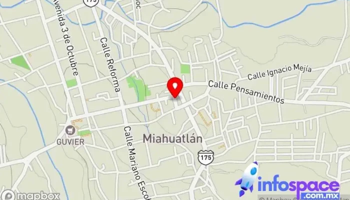 mapa de MiahuaNet Servicio de informática en Miahuatlán de Porfirio Díaz