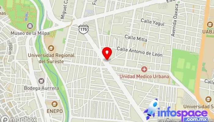 mapa de Milanix Tienda de informática, Tienda de accesorios informáticos en Santa Cruz Xoxocotlán