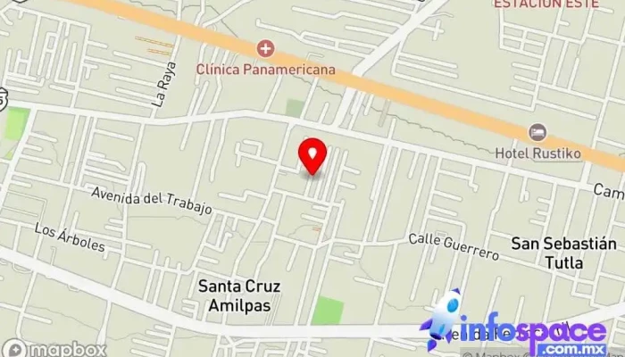 mapa de Mixteca  en Santa Cruz Amilpas