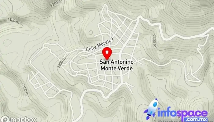 mapa de monteverde Centro comunitario en San Antonino Monte Verde