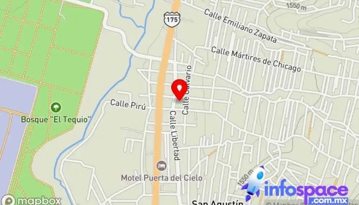 mapa de Municipio de San Agustín de Las Juntas Oficina de gobierno local en San Agustín de las Juntas