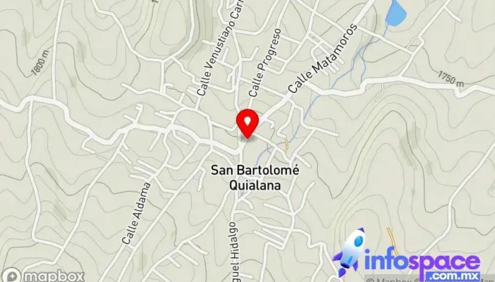 mapa de Municipio de San Bartolomé Quialana Ayuntamiento de la localidad en San Bartolomé Quialana