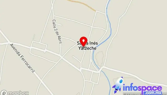 mapa de Municipio de Santa Inés Yatzeche Oficina de administración municipal en Santa Inés Yatzeche