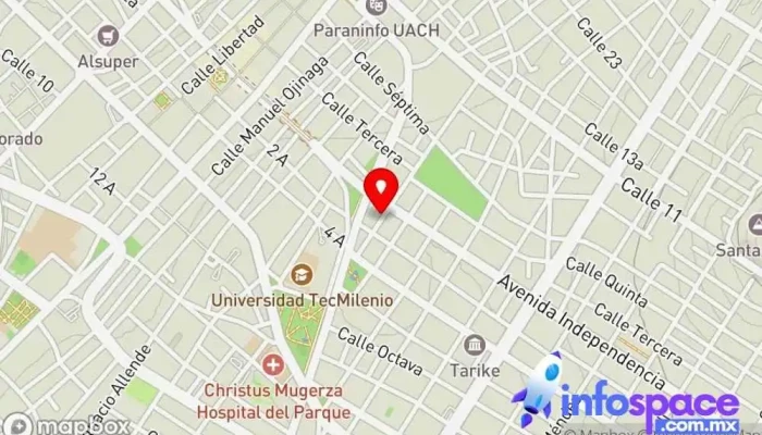 mapa de MV Consultoria Organizacional  en Chihuahua