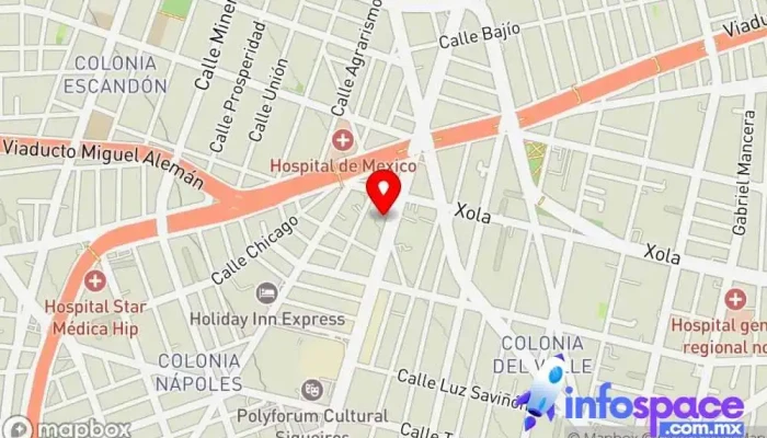 mapa de NAOS Dev App - Desarrollo de Apps Empresa de software, Consultora informática en Benito Juárez, Ciudad de México