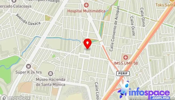 mapa de NETSHIELD IT Empresa de software en Tlalnepantla