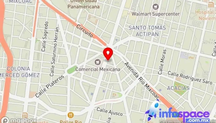 mapa de NovaSuite Empresa de software, Consultora informática, Servicio de seguridad informática, Soporte y servicios informáticos en Benito Juárez, Ciudad de México