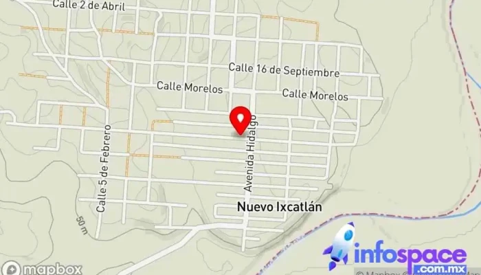 mapa de Nuevo Ixcatlán  en Nuevo Ixcatlán