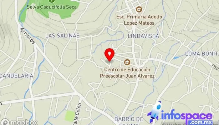 mapa de NUTRICION Nutricionista en San Dionisio Ocotepec
