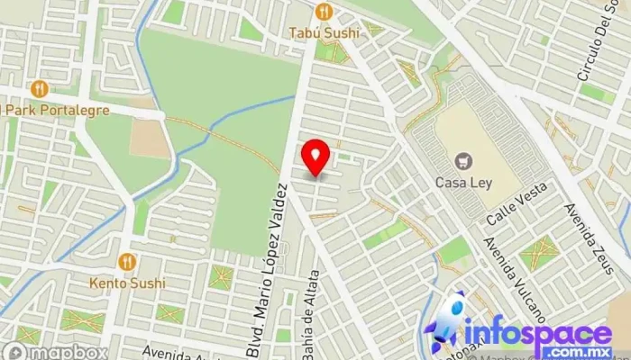 mapa de Nutriloga Gaby Médico en Culiacán Rosales