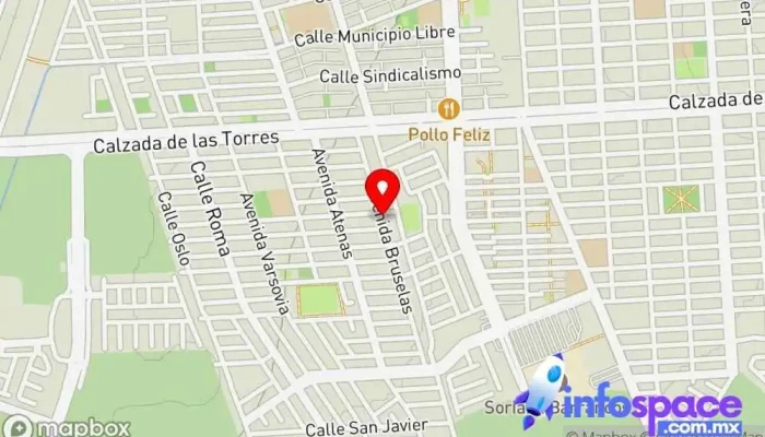 mapa de Nutrióloga Leslie Avendaño Nutricionista en Culiacán Rosales