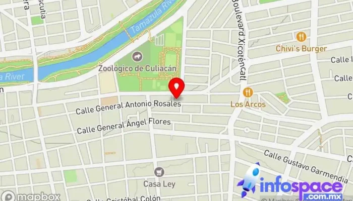mapa de Nutriologo Heber Zepeda Nutricionista en Culiacán Rosales