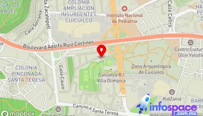 mapa de Nyx Technology Empresa de software, Empresa, Consultora informática en Tlalpan, Ciudad de México