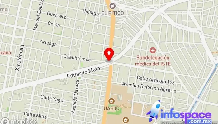 mapa de Oaxaca  en Oaxaca