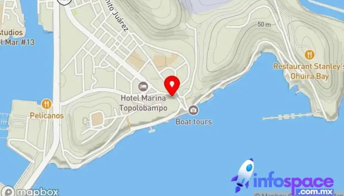 mapa de Oficina de Gestoria Ana Ayala Oficinas del ayuntamiento en Topolobampo