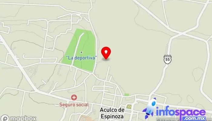 mapa de Oficinas Administrativas Oficina de gobierno local, Oficinas del ayuntamiento en Aculco de Espinoza