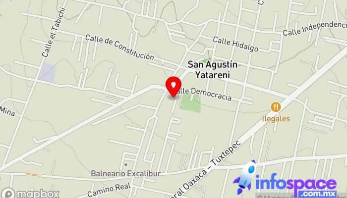 mapa de Oficinas Del Censo Bienestar Oficinas de empresa en San Agustín Yatareni